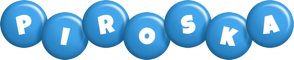 Piroska candy-blue logo