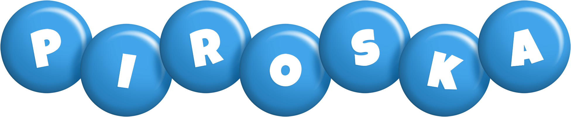 Piroska candy-blue logo