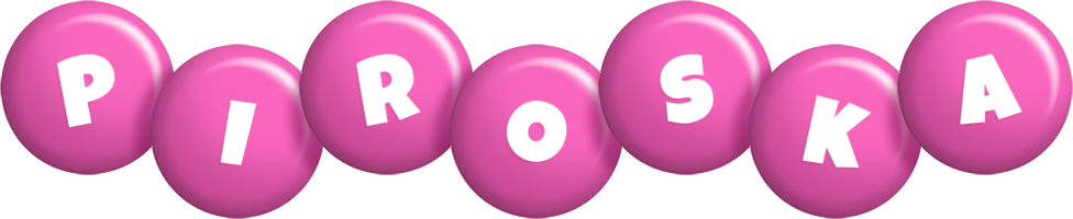 Piroska candy-pink logo