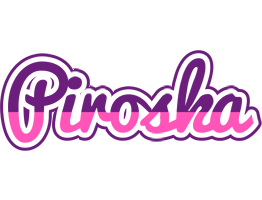 Piroska cheerful logo