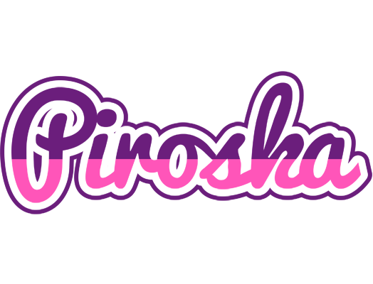 Piroska cheerful logo