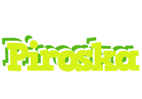 Piroska citrus logo