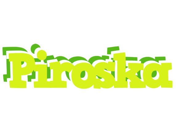 Piroska citrus logo