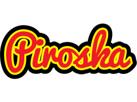 Piroska fireman logo