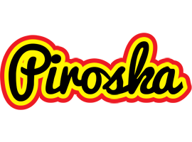 Piroska flaming logo