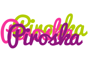 Piroska flowers logo