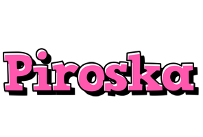 Piroska girlish logo