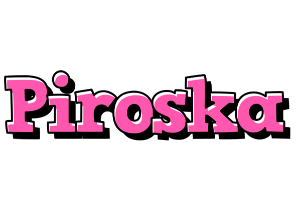 Piroska girlish logo