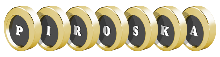 Piroska gold logo