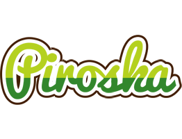 Piroska golfing logo