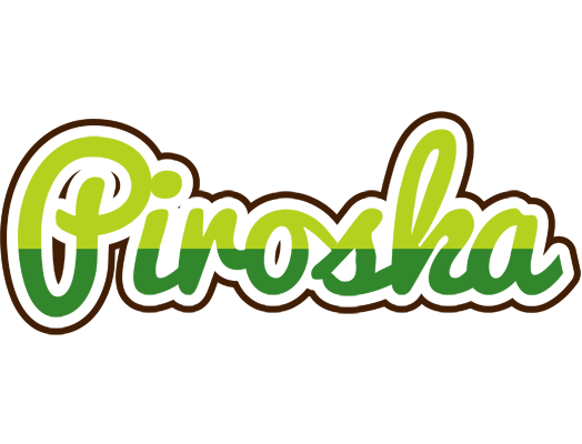Piroska golfing logo