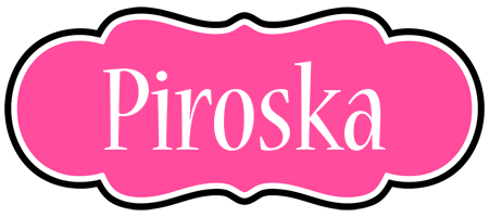 Piroska invitation logo