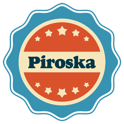 Piroska labels logo