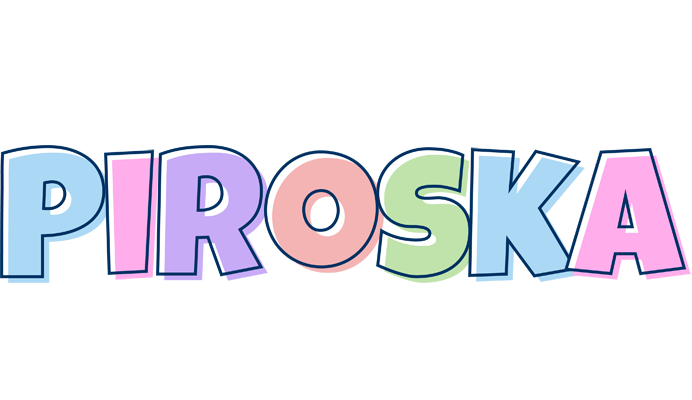 Piroska pastel logo
