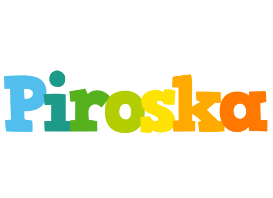 Piroska rainbows logo