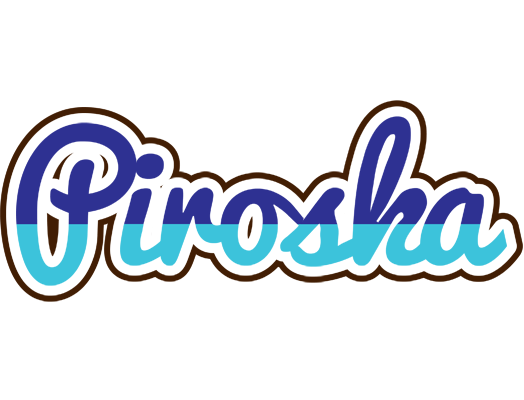 Piroska raining logo