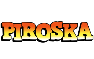 Piroska sunset logo