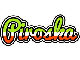 Piroska superfun logo