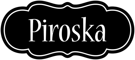 Piroska welcome logo