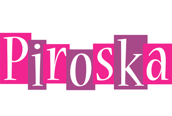 Piroska whine logo