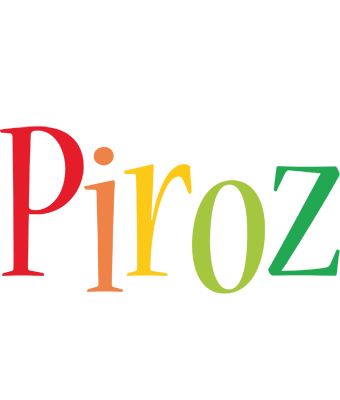 Piroz birthday logo