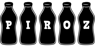 Piroz bottle logo