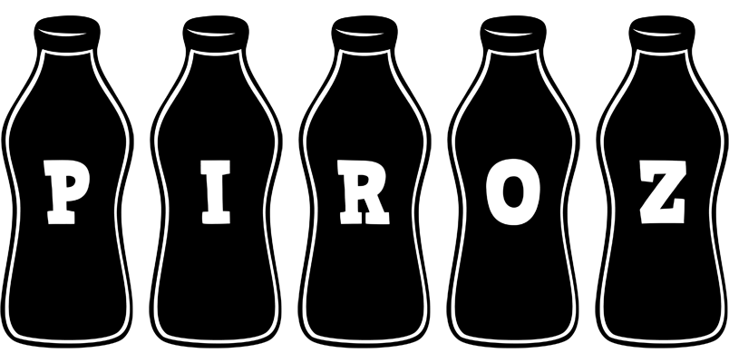 Piroz bottle logo
