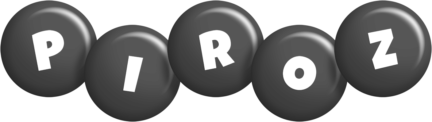 Piroz candy-black logo