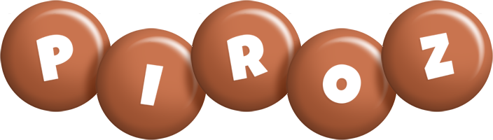 Piroz candy-brown logo