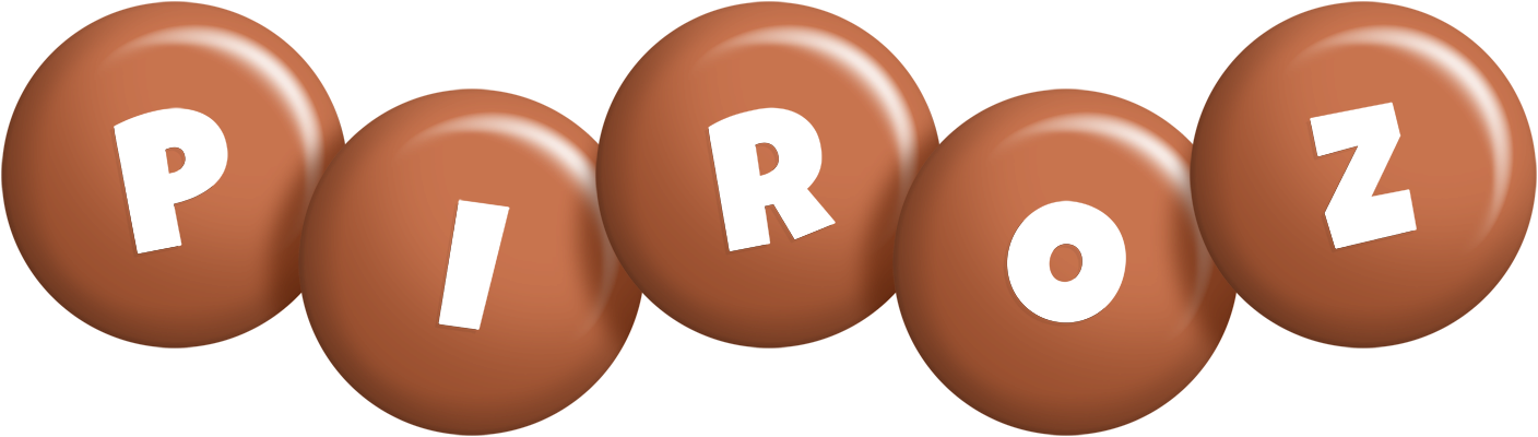 Piroz candy-brown logo