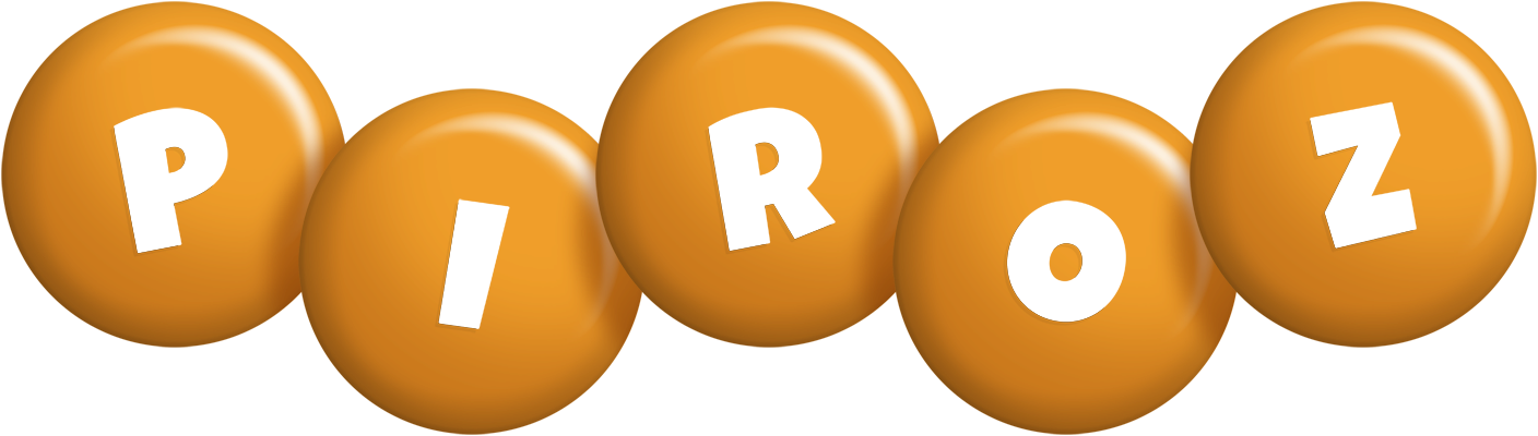 Piroz candy-orange logo