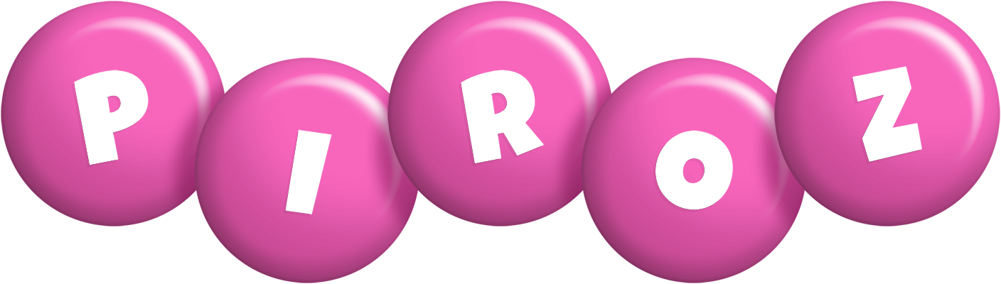 Piroz candy-pink logo