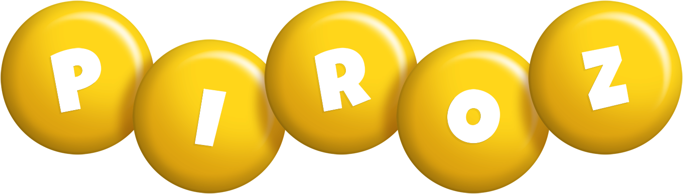 Piroz candy-yellow logo