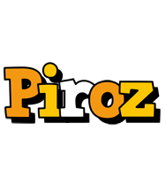 Piroz cartoon logo