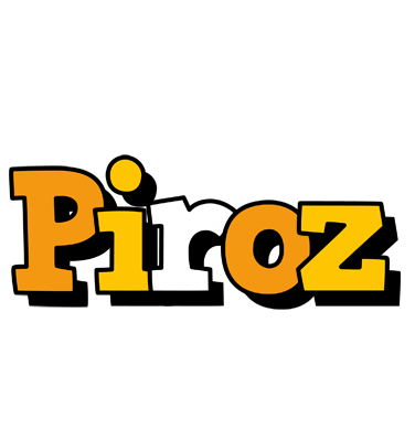 Piroz cartoon logo