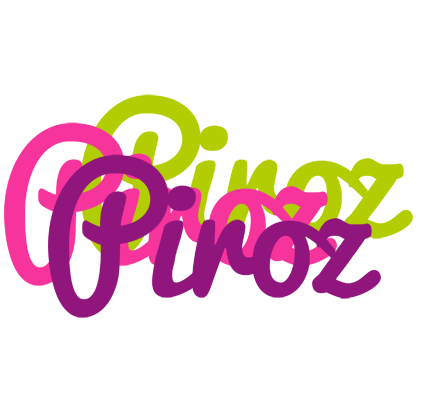 Piroz flowers logo