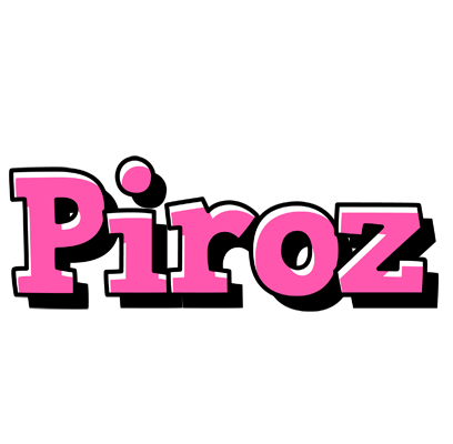 Piroz girlish logo