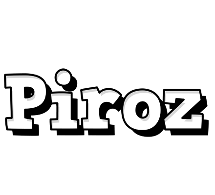 Piroz snowing logo