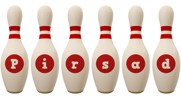 Pirsad bowling-pin logo