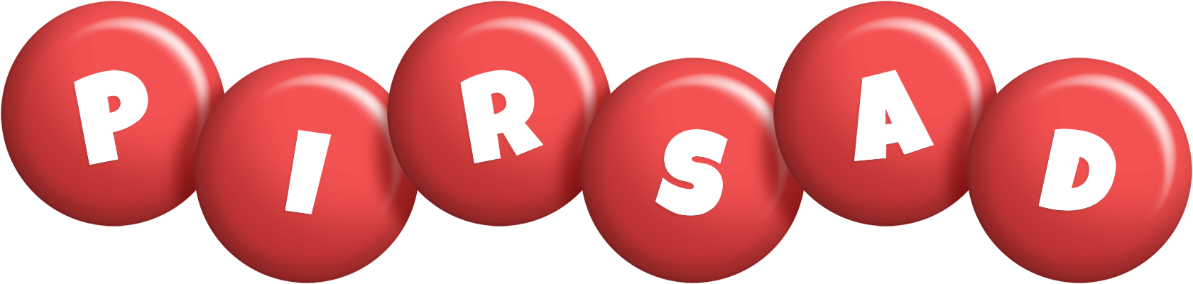 Pirsad candy-red logo