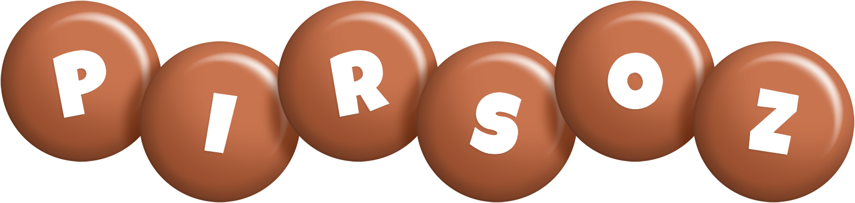 Pirsoz candy-brown logo