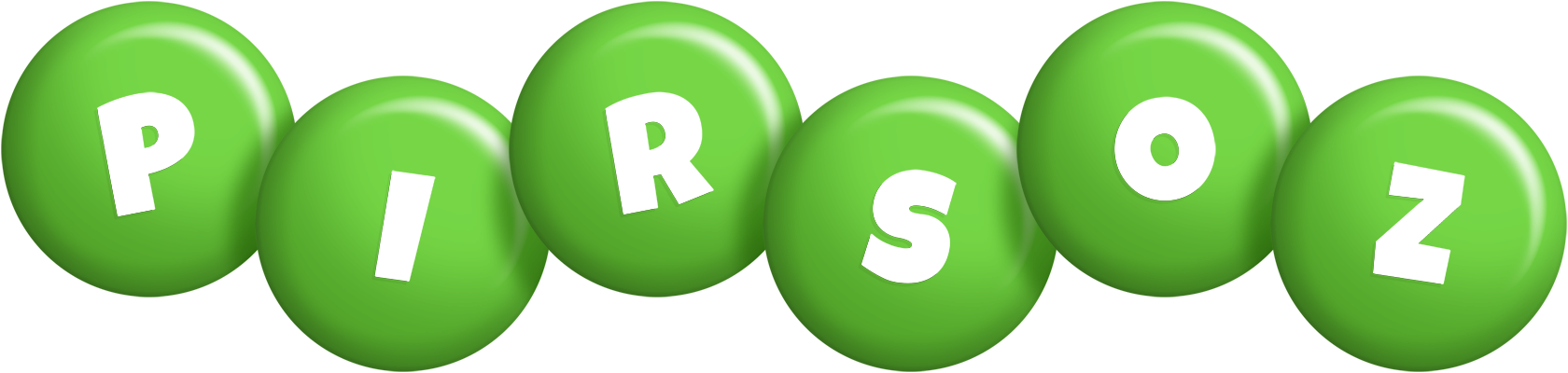 Pirsoz candy-green logo