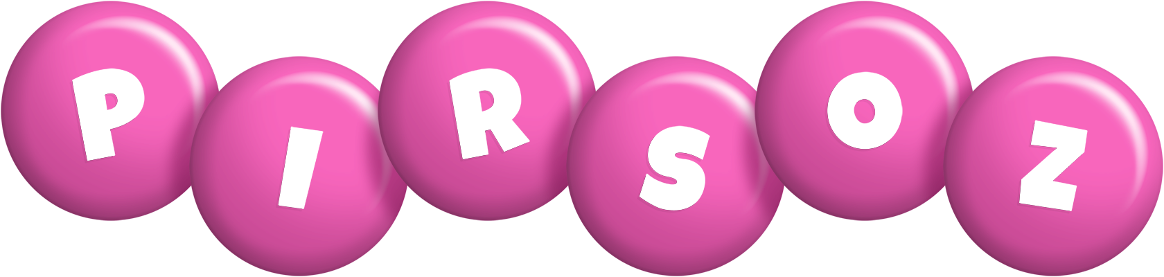 Pirsoz candy-pink logo