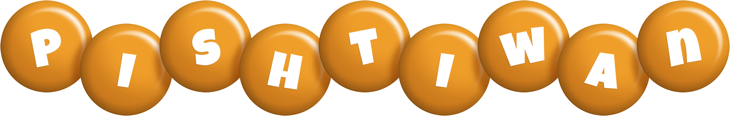 Pishtiwan candy-orange logo