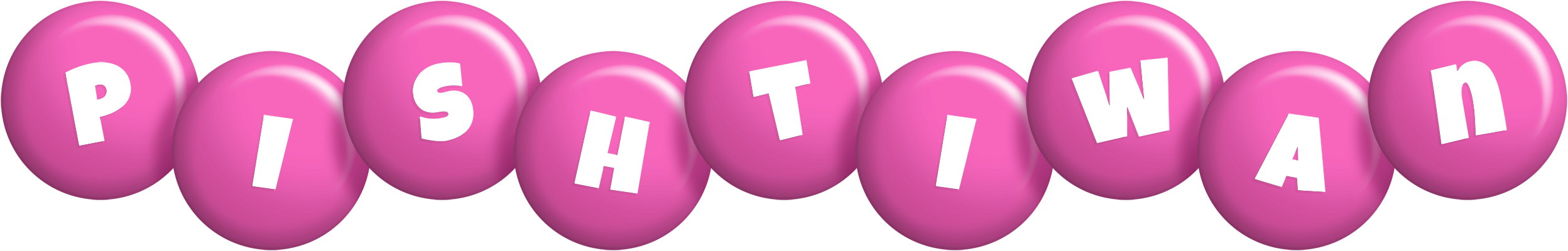 Pishtiwan candy-pink logo