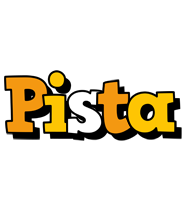 Pista cartoon logo