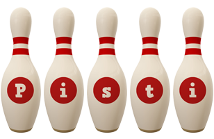 Pisti bowling-pin logo