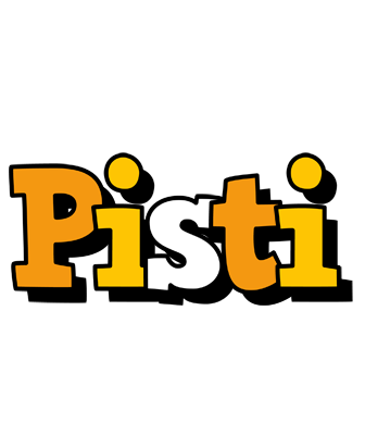 Pisti cartoon logo