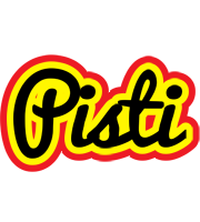 Pisti flaming logo