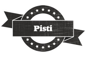 Pisti grunge logo